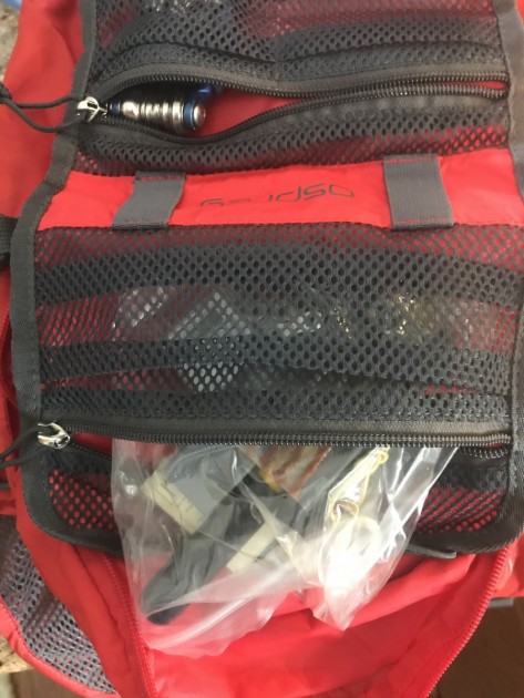 osprey raptor 10 - for mountain bike riders, the removable tool roll found in the...