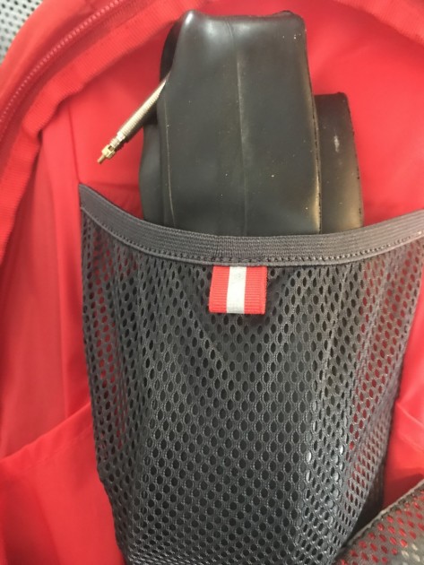 osprey raptor 10 - the raptor features several storage pouches for your gear.