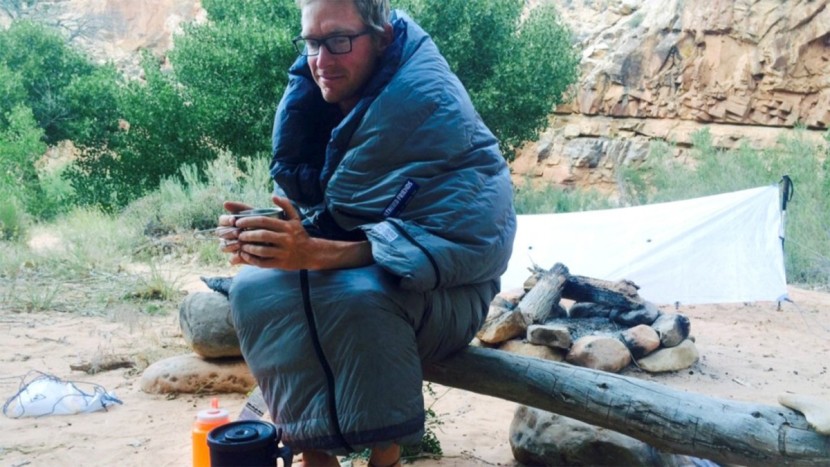 ultralight sleeping bag - on a chilly morning in the desert, we enjoyed the versatility of...