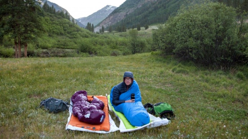 ultralight sleeping bag - this sleeping bag is designed to be paired with a warm jacket to...