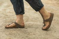 The beautiful and functional (though expensive) Birkenstock Gizeh...