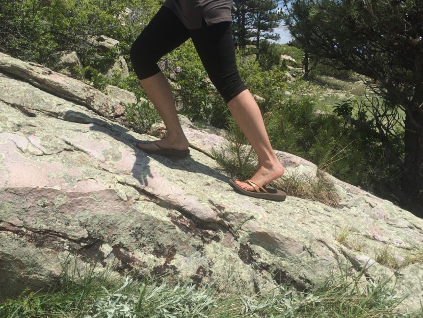 teva azure 2-strap - this flip is fine for straightforward beginner hikes, but it's more...