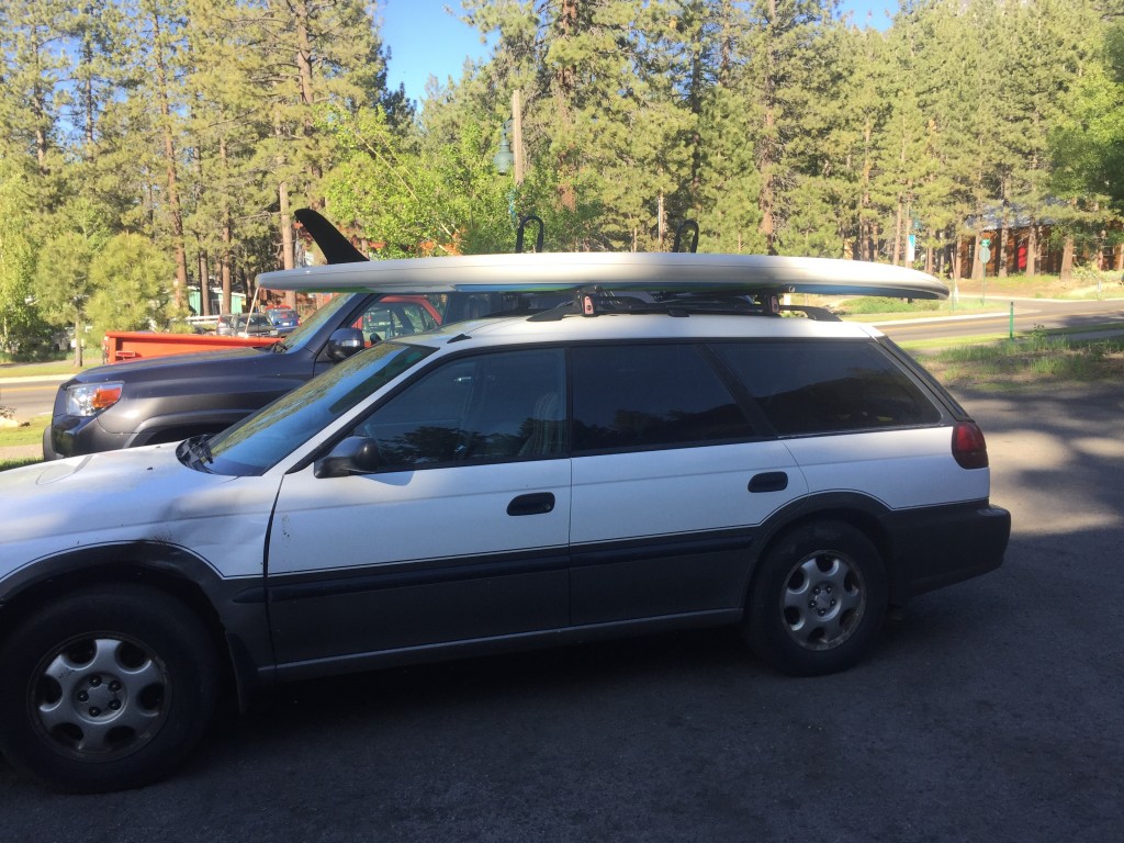 bic ace-tec cross adventure - this board's heft makes it a bit of a hassle to load by yourself.