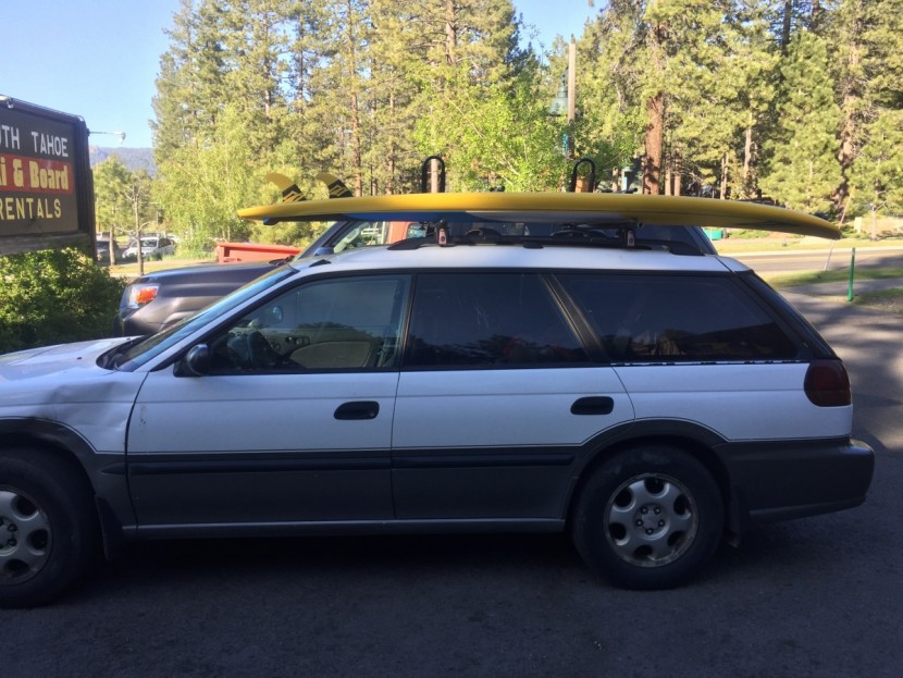 naish mana gs - the shorter mana was very easy to load on a car, even without...