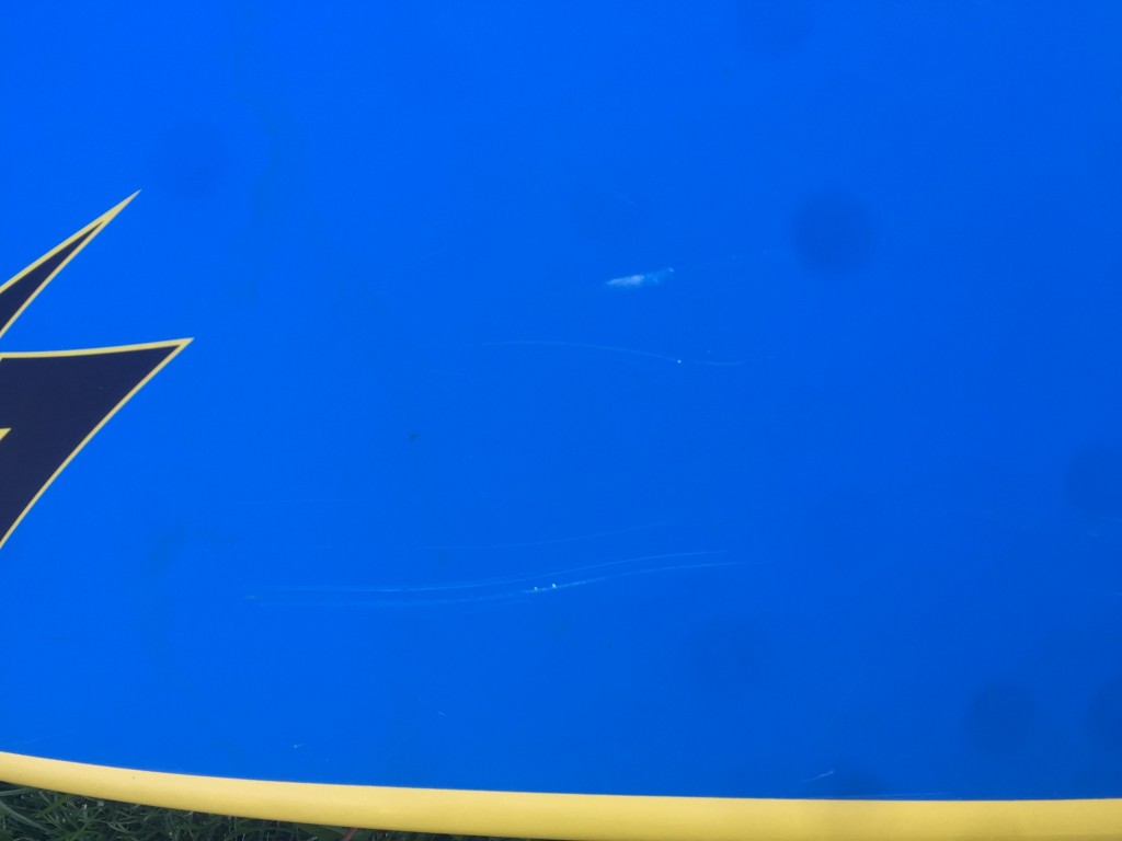 naish mana gs - the naish did suffer some cosmetic damage in the course of our...