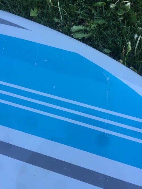 isle versa epoxy - some visible scratches on the isle after testing.