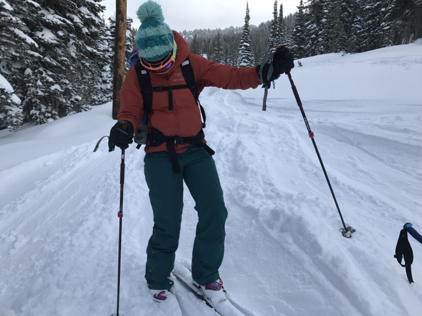 marmot skyline insulated - cruising the backcountry in the skyline.