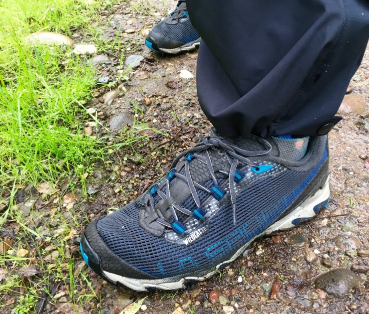 rei talusphere full zip - the talusphere pants - all cinched up.