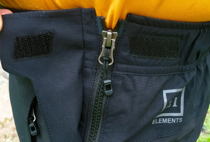 rei talusphere full zip - the low profile velcro flaps felt better under a heavily laden...
