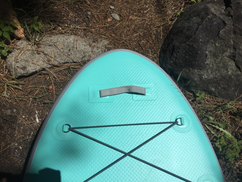 peak inflatable - the rounded nose of the peak makes it a bit less speedy, but also...