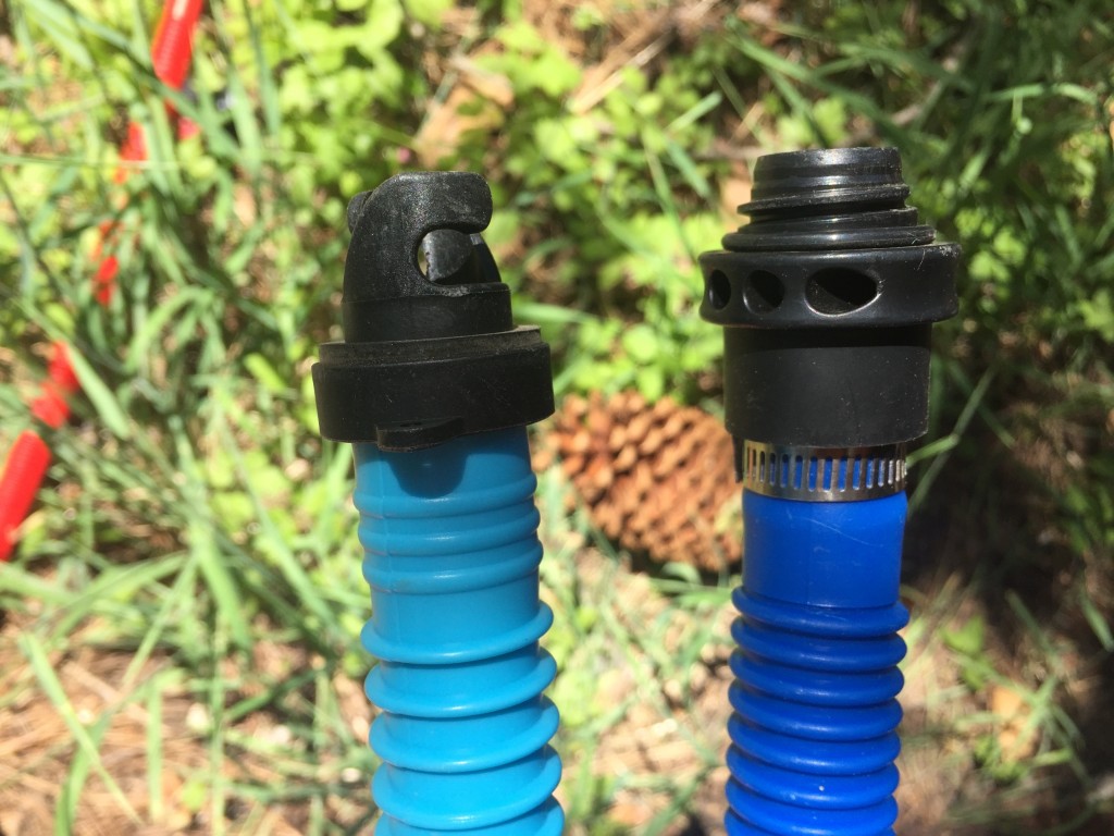 inflatable sup - the universal nozzle that is common to most pumps is shown on the...