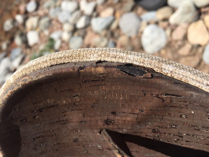 merrell around town thong - while most of the around town is highly durable, the thin cork...