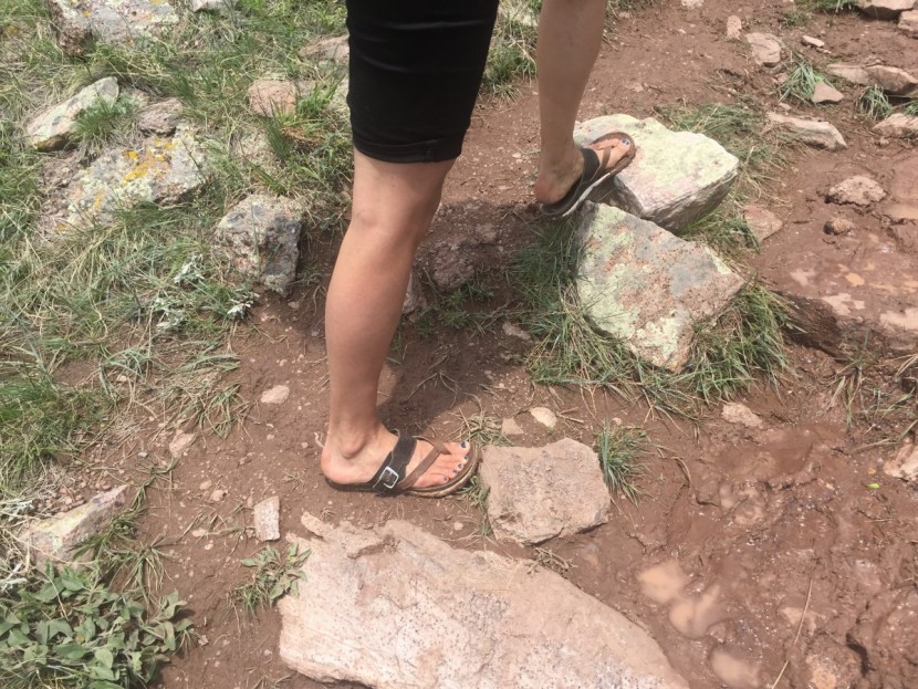 merrell around town thong - the around town out for a very muddy hike. stylish yet robust, this...