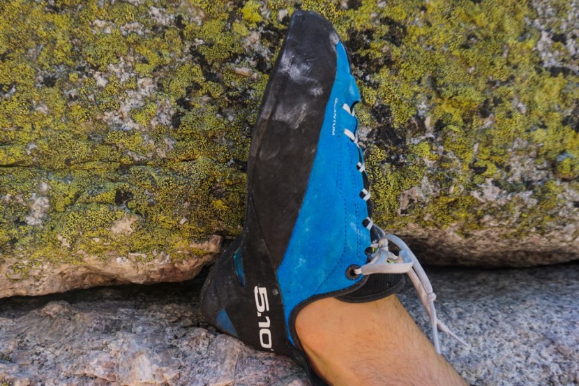 five ten quantum - the heel on this shoe felt baggy on our lead tester, though it did...