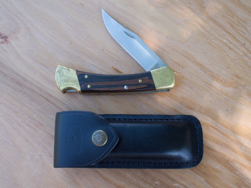 buck 110 folding hunter - a simple, classy combo of throwback design, excellent materials, and...