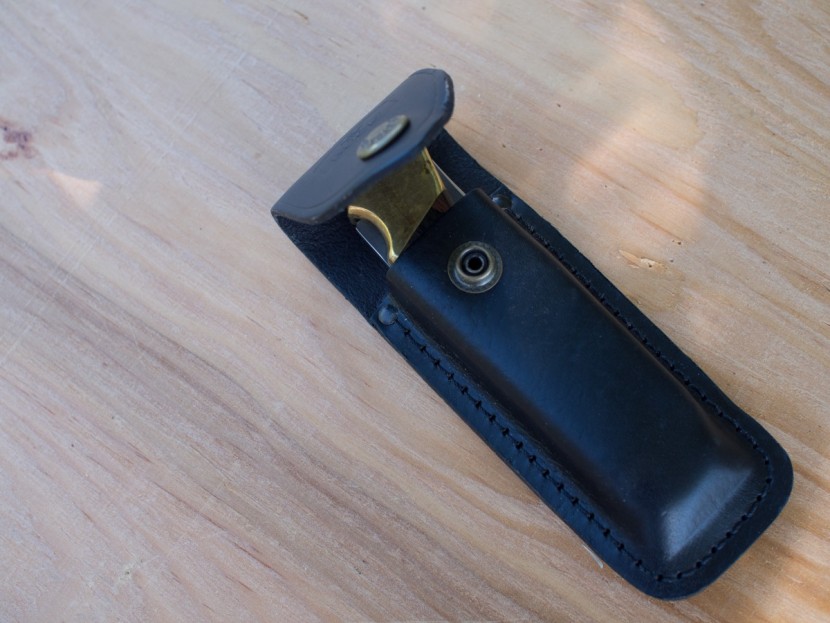 buck 110 folding hunter - the buck folder is the only knife we tested that comes with a belt...