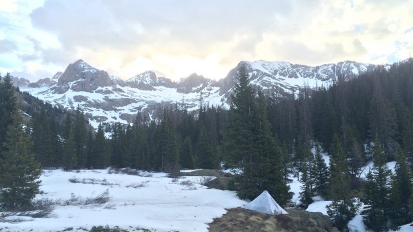 hyperlite mountain gear ultamid 2 - on a late spring ski mountaineering trip in the weminuche wilderness...