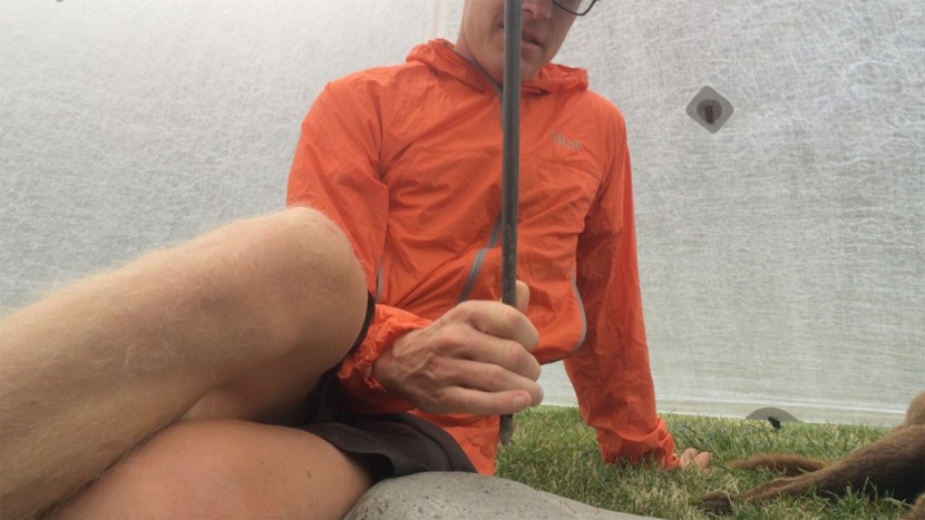 hyperlite mountain gear ultamid 2 - our longest trekking pole was not tall enough for the ultamid 2...