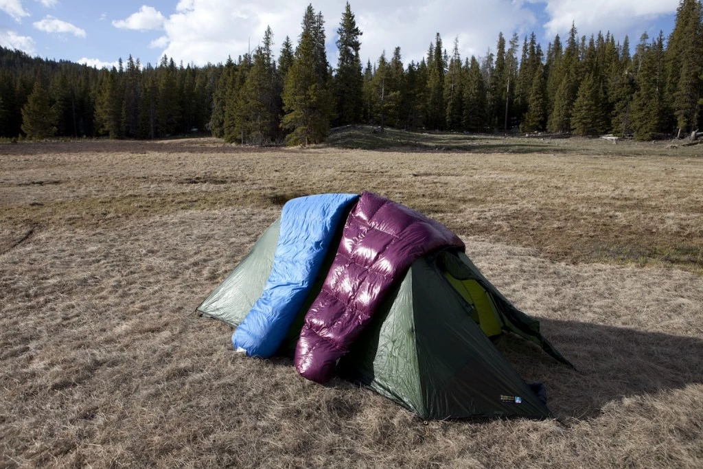 terra nova solar photon 2 ultralight tent review - airing out sleeping bags after a night of testing this tent in the...