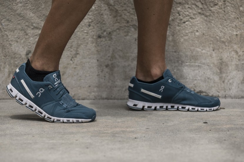 on cloud - a sleek, sturdy upper sitting atop firm eva help this model last.