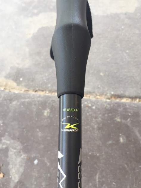 rei co-op passage - a close up of the rei passage. here you can see the komperdell logo...