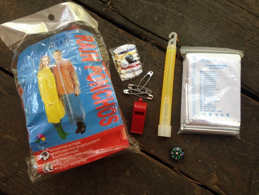 tripworthy compact - the survival contents of this kit are too heavy to bother bringing...