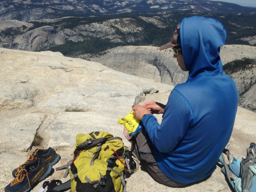 adventure medical kits ultralight/watertight .7 - far from the trailhead on a long run, we were glad to have the amk...