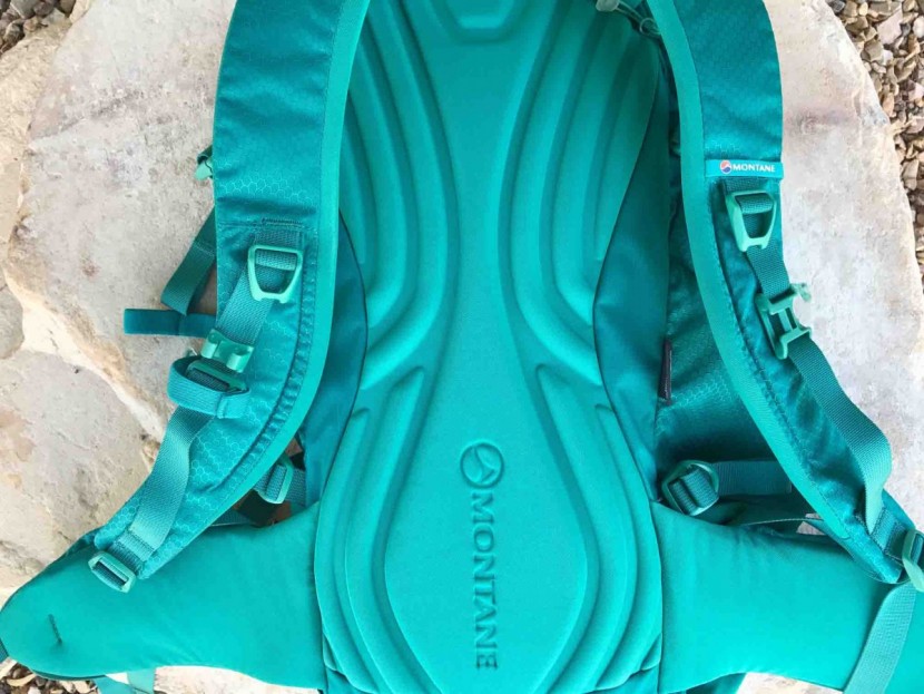 montane habu 22 - the back didn't give us as much airflow as an open mesh back, and...