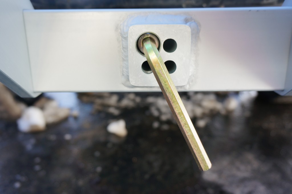 1up usa 2" heavy duty double - a special hex wrench with a hollow end is used to release the...