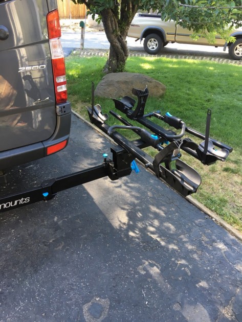 rockymounts backstage swing away platform - the rockymounts backstage can swing away and tilt for vehicle access...