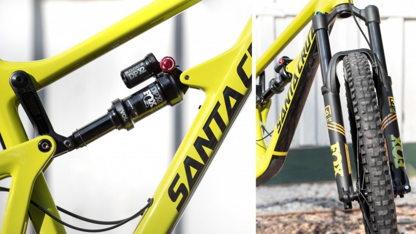 santa cruz hightower lt xe 2018 - the fox foat dpx2 rear shock and 150mm fox 36 performance elite fork...