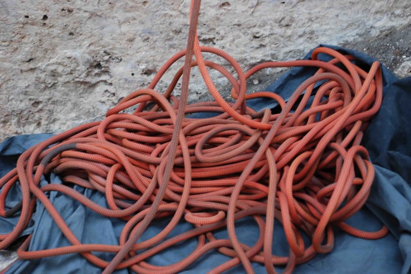 petzl arial - you may or may not notice that this rope weighs almost a pound less...