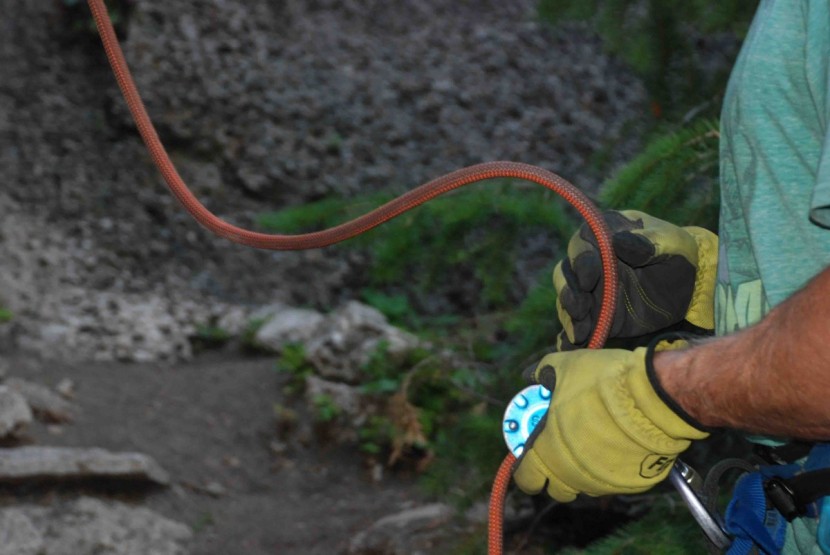 this rope had great belaying action, and it didn't kink up too much...