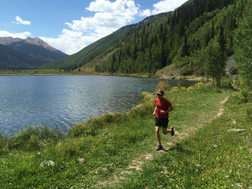 vasque constant velocity ii - one of the few flat-ish trails in the san juans is near crystal...