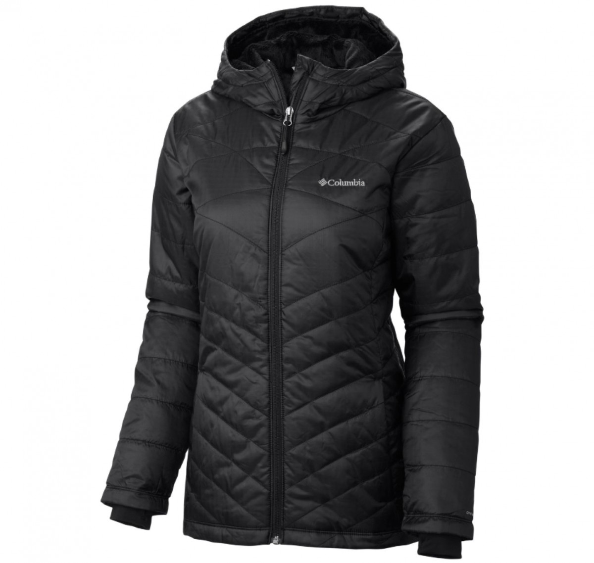 columbia mighty light hooded plush insulated jacket women review