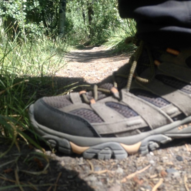 merrell moab 2 ventilator mid - the moab keeps rocks and dirt out, and keeps the weight down with...