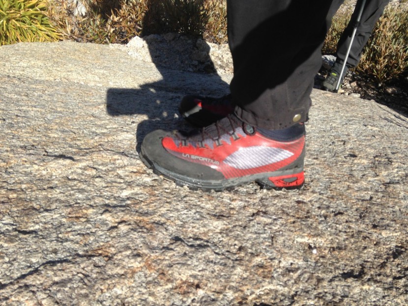 la sportiva trango trk gtx - the sticky vibram mulaz sole makes smearing on slabby rock much...