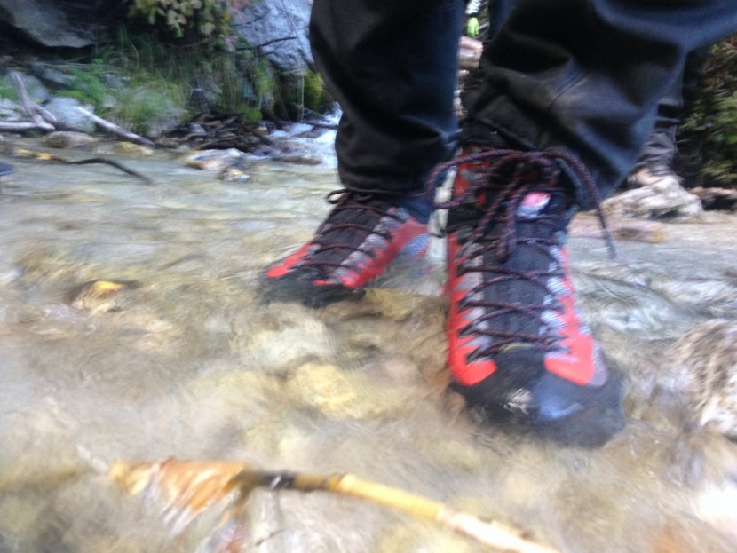 la sportiva trango trk gtx - even when only submerged to the laces, this was one of the leakiest...
