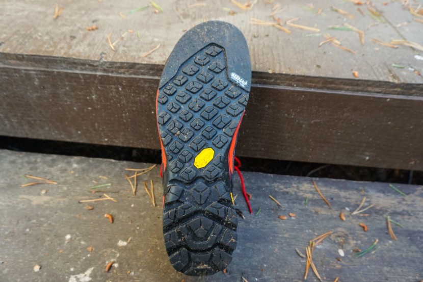 salewa firetail 3 - the sole of the firetail 3 is sticky vibram reptile rubber. it is...