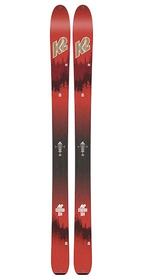 K2 Wayback 104 スキー板 赤 ウィンタースポーツ リフト券 雪 冬