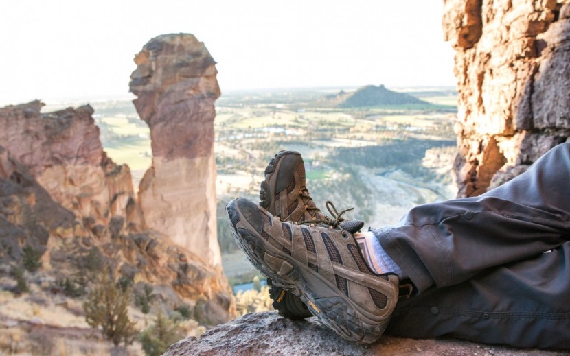 merrell moab 2 ventilator - taking a break from hiking in smith rock state park in the moab 2...