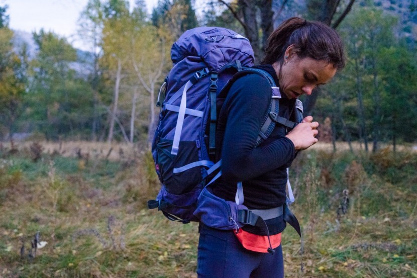 mountain hardwear ozonic 60 outdry - the hip belt pockets and side pockets on the ozonic are roomy, which...