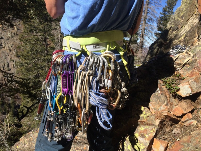 petzl corax - as you can see, the large gear loops on the petzl corax can...