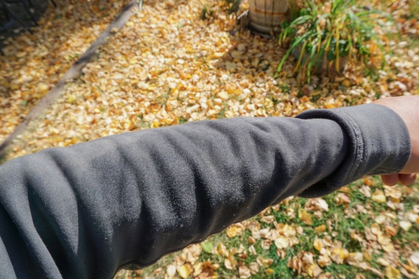 patagonia crosstrek hoody - this fleece is very breathable, yet vulnerable even to light rain.