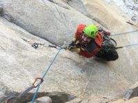 Part of fully testing a softshell involves getting up close and...