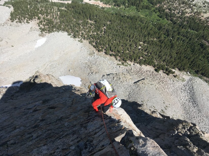 mountain hardwear hueco 20 - the hueco 20 in action on pitch 5 of electric lundy land.