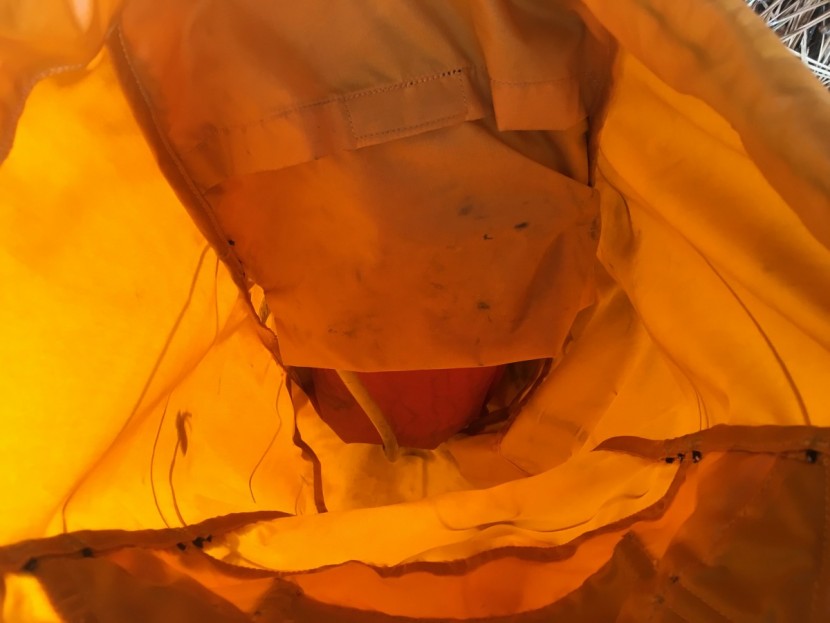 arc'teryx cierzo 18 - the hydration system clip lives behind the interior pocket, a nice...