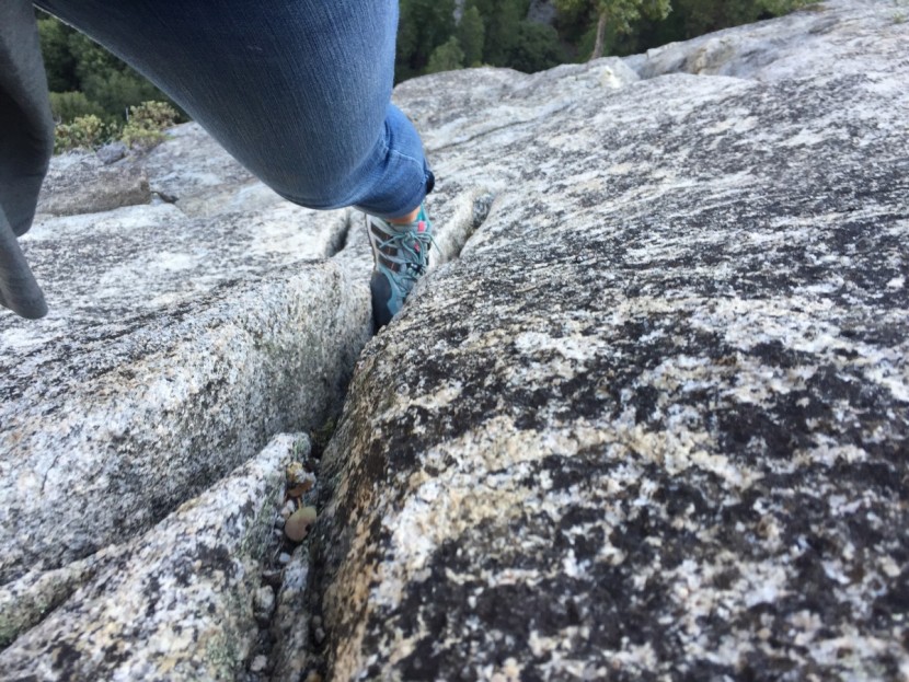adidas outdoor terrex solo for women - crack climbing in yosemite with the terrex solo.