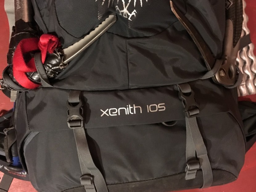 osprey xenith 105 - simple and functional features like loop style ice axe attachments...