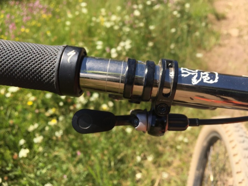 crankbrothers highline - the spherical clamp of the highline remote allowed for nearly...